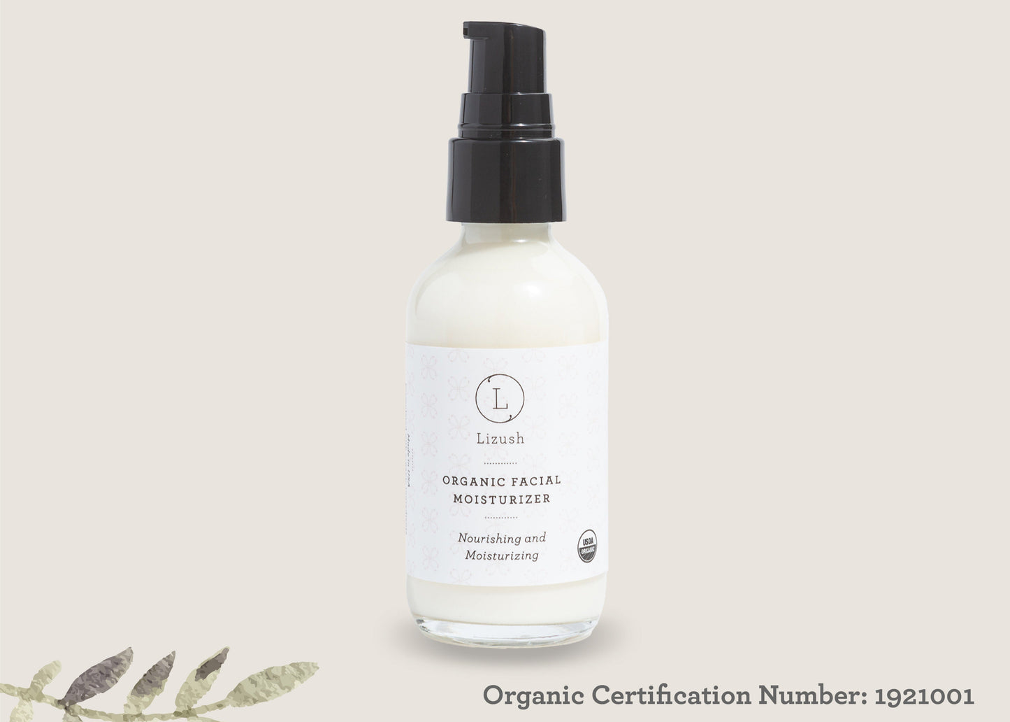 ORGANIC FACIAL MOISTURIZER Nourishing and Moisturizing