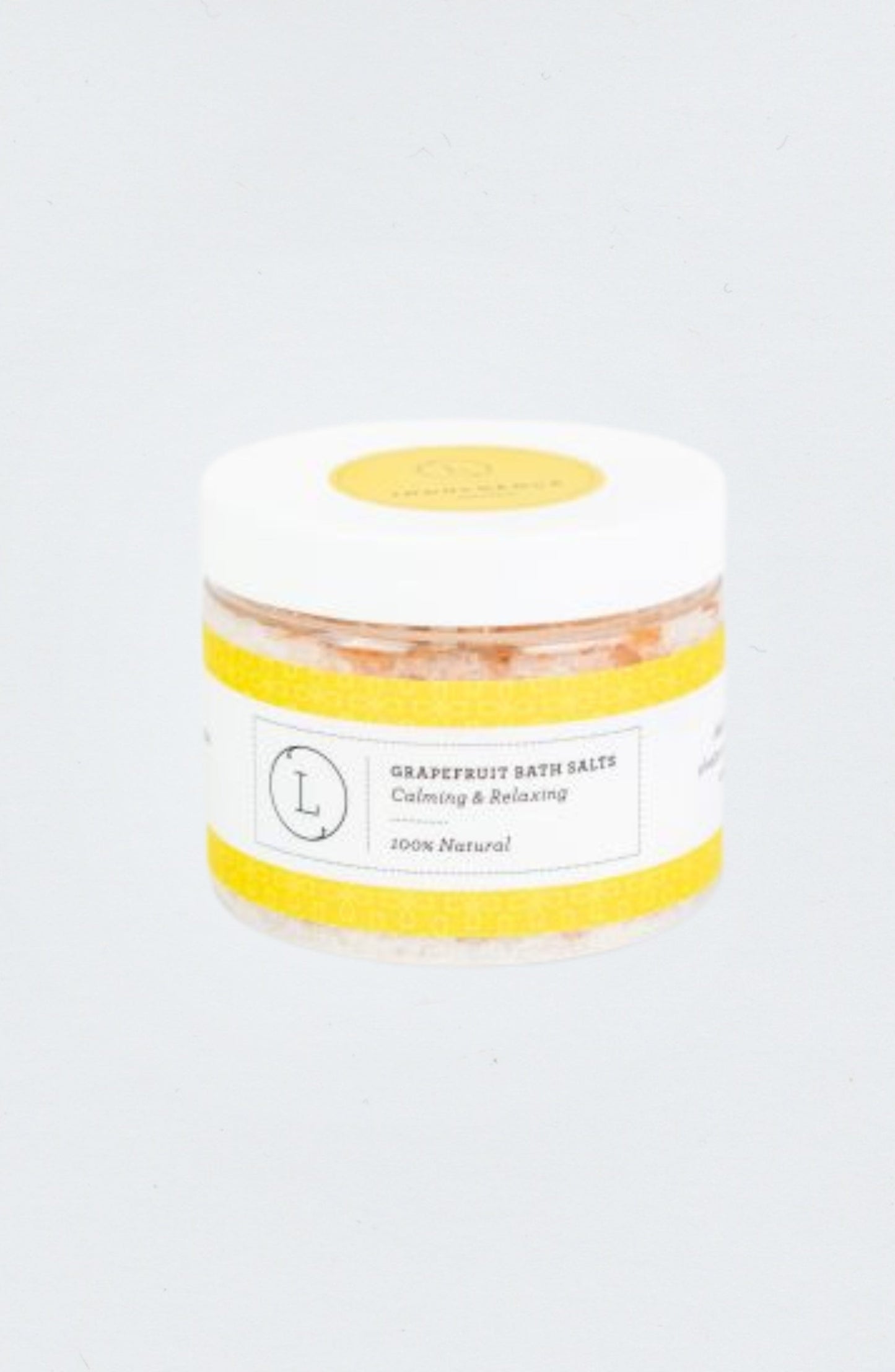 Grapefruit Natural Bath Salt Soak with Dead sea, Epsom and Himalayan salts